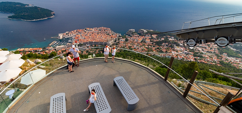 Dubrovnik: la funivia e il monte Srđ (Sergio)