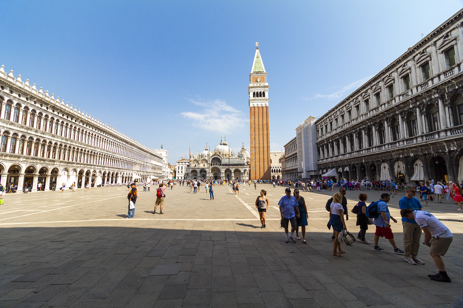 Piazza San Marco vista dall'ala napoleonica