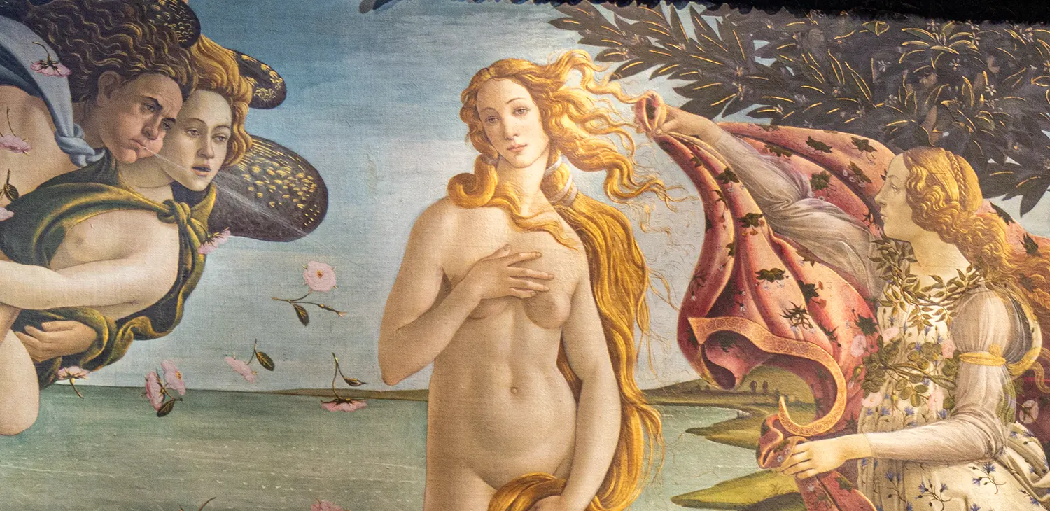I personaggi della Nascita di Venere di Botticelli