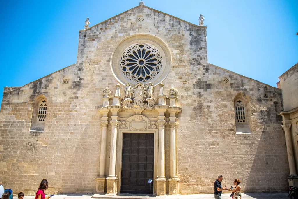 La facciata della Cattedrale di Otranto