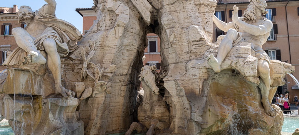 La fontana dei quattro fiumi, spiegata ai bambini