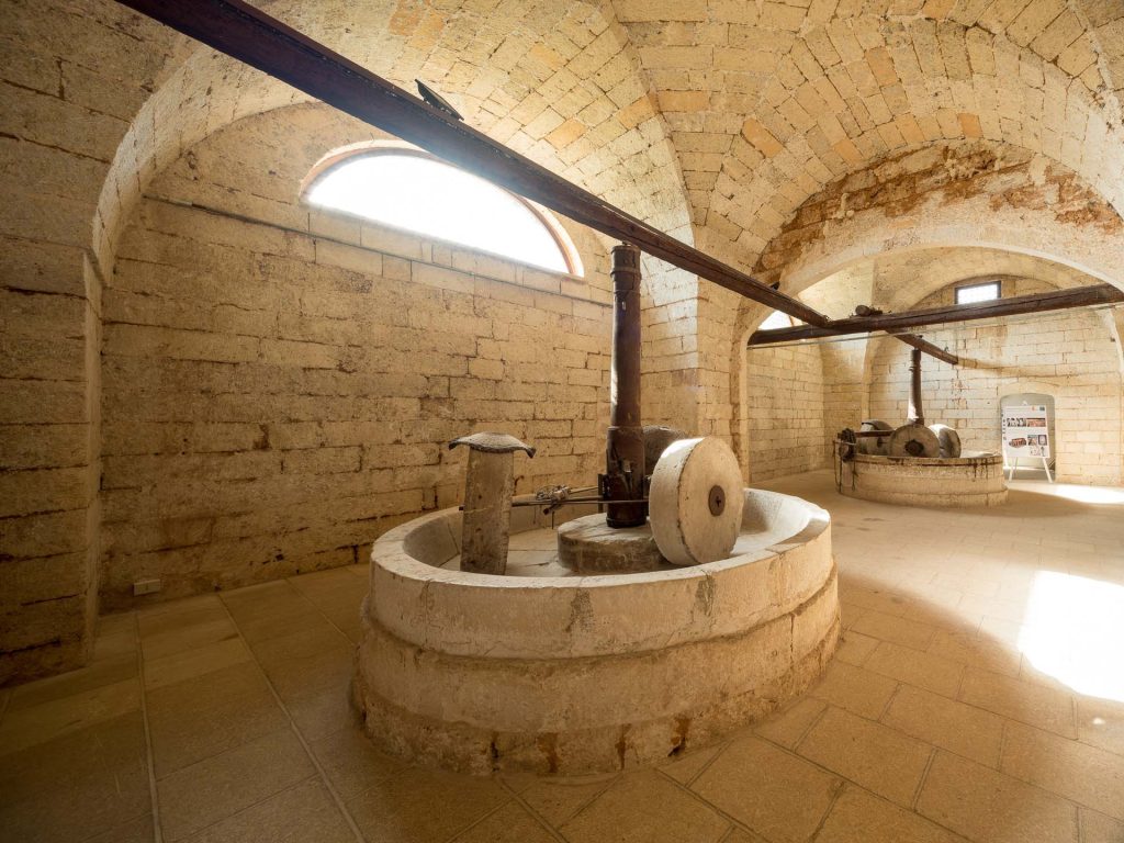 Il frantoio all'abbazia di Santa Maria di Cerrate